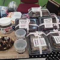 Jual Brownies nutella, ovomaltine, cadburry, original Murah