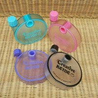 Jual Botol Air minum Memo Bulat Slim 350ml botol air minum bening transpara Murah
