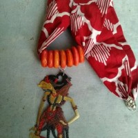 Jual kalung batik wayang kulit - gatotkaca Murah