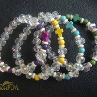 Jual Gelang Rosario Kristal Warna Murah