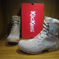 Jual Sepatu Boots Pria Kickers Delta Tracking Safety Cream Murah
