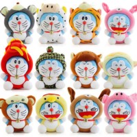 Jual #Boneka Boneka rekam karakter doraemon zodiac shio doll toy recorded v Murah