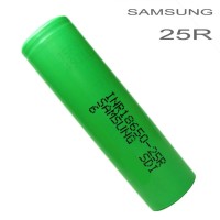 Samsung INR 18650-25R Li-ion Battery 2500mAh 3.7V with BARU
