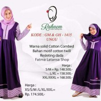 Gamis ibu dan anak / Rahnem gm gh 1415 / gamis kaos / sarimbit / dress