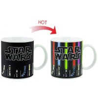 Jual Cangkir Sensitif Suhu Motif Lightsaber Star Wars - Hitam Murah