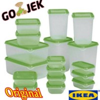 Jual IKEA PRUTA set 17pcs Ori/Toples/Tempat penyimpanan makanan Murah
