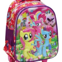 Jual Top Tas Trolley TK Import - Little Pony 5D Timbul Hologram Dua Murah