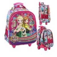 Jual Top Tas Trolley TK Import - Frozen 5D Timbul Hologram Dua Kantung Murah