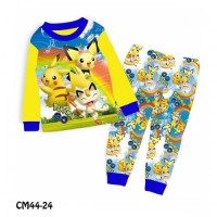 Jual Piyama Anak Laki-Laki Pokemon Yellow Murah