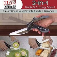 Jual Clever cutter gunting pemotong sayur buah serbaguna pisau dapur cut ok Murah