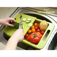 Jual Telenan 2in1 ( wastafel alat dapur alas pisau potong clever cutter ) Murah