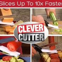 Jual Clever Cutter seen on tv/pisau gunting pemotong serbaguna dapur Murah