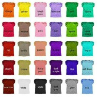 Jual Candy / Ruffle Tee Aneka Warna Murah
