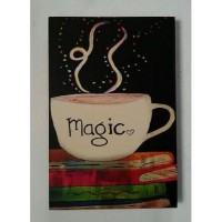 Jual Hiasan Dinding Poster Unik Kafe Restoran Dapur Coffee Magic Murah