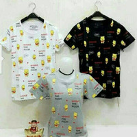 Jual vbn top winne the pooh HITAM PUTIH ABU / baju wanita kaos atasan Murah