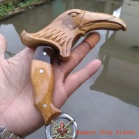 Pisau Kerambit Garuda Ukir Jati JKLD2133