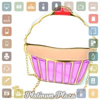 Jual Tas Selempang 3D Cartoon Bag - Model Cake - Multi-Color`8OZZQT- Murah