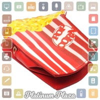 Jual Tas Selempang 3D Cartoon Bag - Model Pop Corn - Multi-Color`8OZXE3- Murah