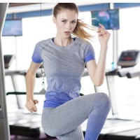 Jual Kaos Sport Wanita Jogging Gym Senam Baju Olah Raga 3929 Murah