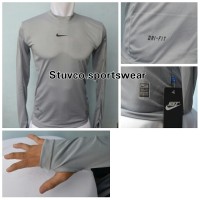 Jual Baselayer Thumbhole Nike Abu KODE FD12475 Murah