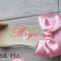 Jual Sepatu Wanita Cewek Flat Mika Bowtie Pink KND Murah