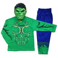 Jual pakaian aksesoris anak Baju Anak Kostum Topeng Superhero Hulk murah Murah