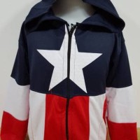Jual sweater anak captain america kapten amerika hodie anak blazer jaket Murah