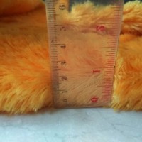 Jual karpet bulu rasfur orange/kuning pooh Murah