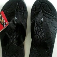 Jual Sandal Eiger Model Jepit Hitam Polos,kualitas grade ori Murah