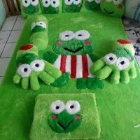Jual Karpet Karakter Keropi Bahan Halus Murah
