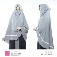 Jual Khimar Agnia Free Cadar Tali Hijab Original Jilbab Polos Murah