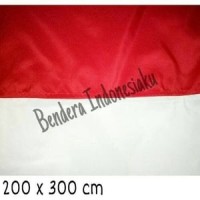 Jual bendera indonesia ukuran 200cm x 300cm Murah