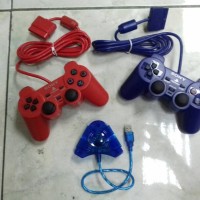 Jual STIK / STICK / PS2 / PS 2 OP PAKET DENGAN CONVERTER STIK DOUBLE Murah