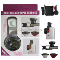 Jual terlaris Lensa SUPERWIDE jepit universal clip 0 4X model U004 Murah