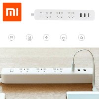 Jual Stop kontak Xiaomi Mi Smart Power Strip Plug Adapter Fast Charging 2A Murah