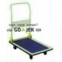 Jual 150 kg hand truck / handtruck / troli / trolley /dorongan lipat barang Murah