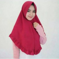 Jual PROMO JILBAB INSTAN KHIMAR REMPEL PET Murah