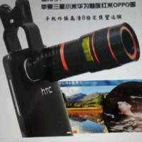 Jual PROMO lensa clip tele / telescope / 8x zoom jepit universal untuk hp Murah