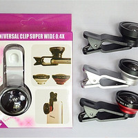 Jual Paling Murah Universal Clip Super Wide 0.4X lensa pembesar foto di hp Murah