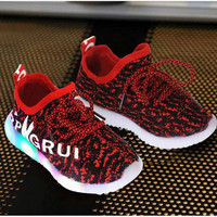 Jual SZ 21-35 YEZI RUI LED SHOES! SEPATU LAMPU ANAK YEZI! BIG SIZE Murah