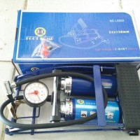 Jual POMPA INJAK DOUBLE TABUNG/FOOT PUMP C-Mart injak 2 tabung Murah