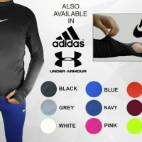 Jual MANSET BASELAYER THUMBHOLE UNDER ARMOUR & NIKE GRADE ORI Murah