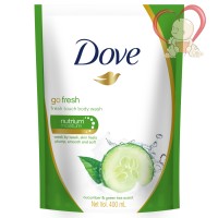 Jual Dove Go Fresh Fresh Touch Body Wash cucumber green tea Refill 400 ml Murah