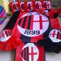 Jual karpet karakter bulu rasfur motif bola full set Murah