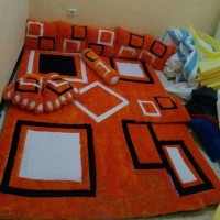 Jual karpet karakter bulu rasfur motif minimalis full set Murah