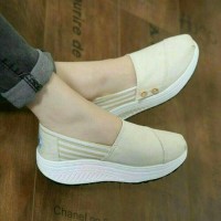 Jual WEDGES SLIP ON TOMS CREAM NR024 Murah