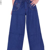 Celana Kulot Anak Bahan Jeans Usia 6-10 Tahun