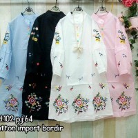 Jual blouse katun bordir Murah
