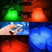 Jual Aksesoris Mobil Lampu DRL LED Kolong / Lampu kabin variasi + Remote Murah