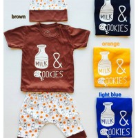 Jual Kaos 'Milk & Cookies' Murah